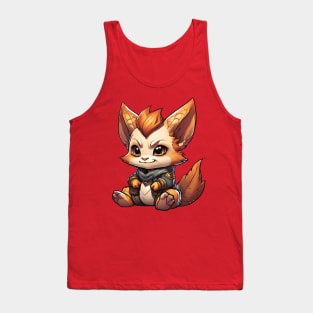 a cute sitting baby fox Tank Top